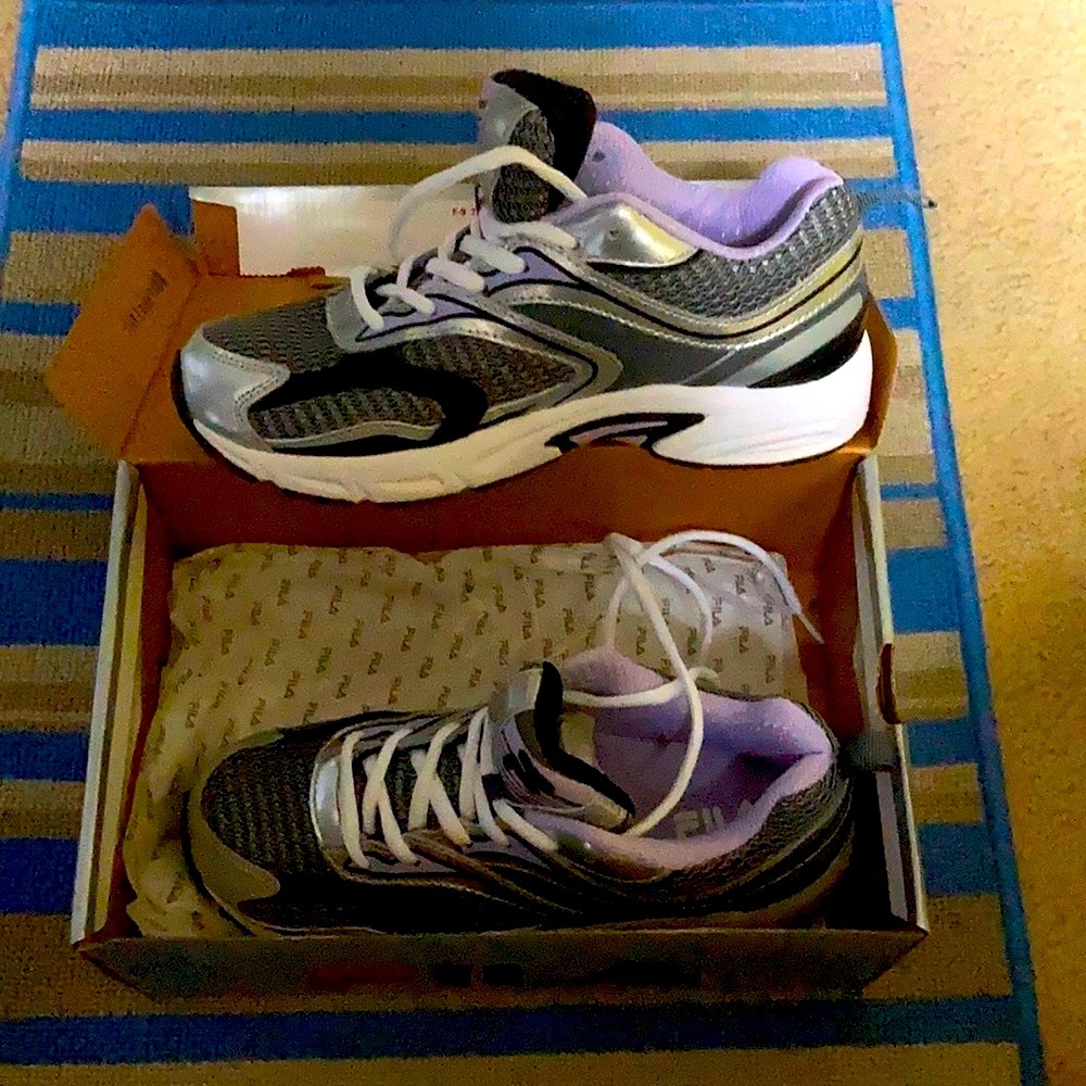 Fula- Size 7 Silver Women’s sneakers.